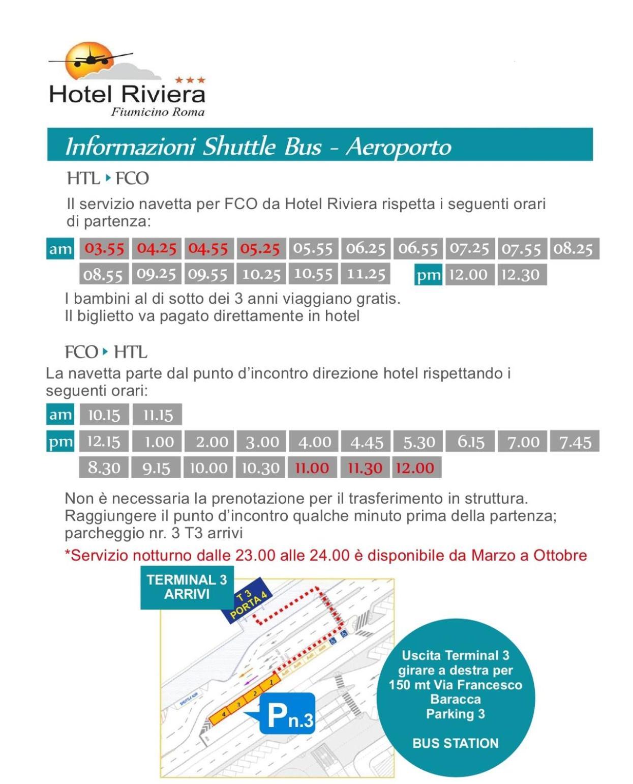 Hotel Riviera פיומיצ'ינו מראה חיצוני תמונה